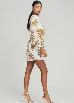 Cheap Grace Sequin Palm Dress RETROFÊTE