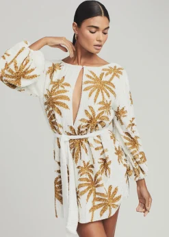 Cheap Grace Sequin Palm Dress RETROFÊTE
