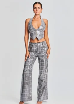 Cheap Haddy Sequin Vest RETROFÊTE