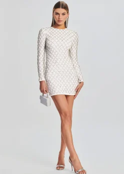 Store Harlowe Embellished Chiffon Dress Rehearsal Dinner