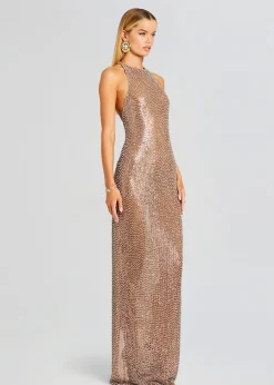 Shop Haven Embellished Dress Subtle Shimmer