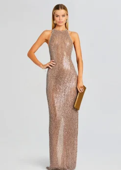 Sale Haven Embellished Dress Sheer Bliss