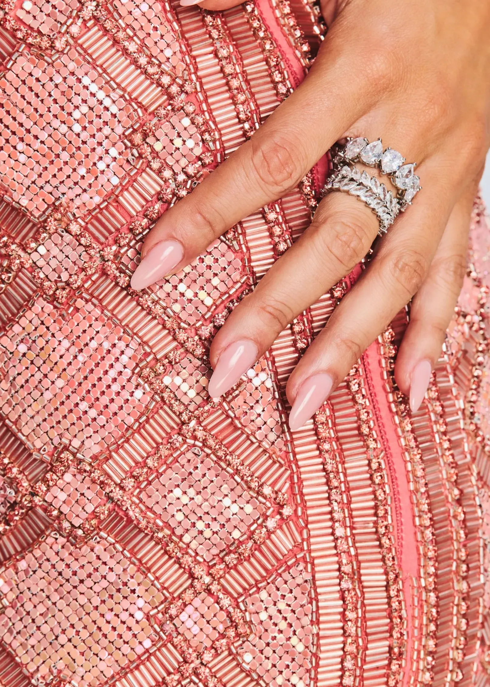 Sale Heather Sequin Chainmail Dress RETROFÊTE