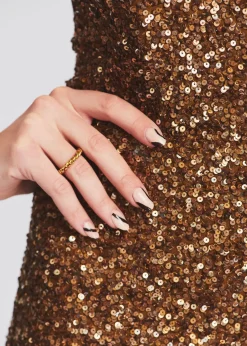 Cheap Heather Sequin Dress RETROFÊTE