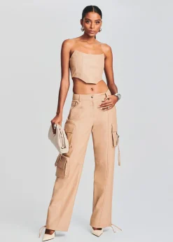 Sale Honey Leather Pant Bottoms