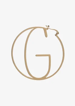 Store Hoop Letter Earring Honeymoon Looks