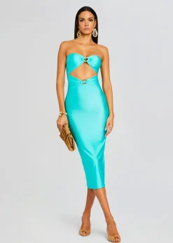 Online Ida Lycra Midi Dress Midi