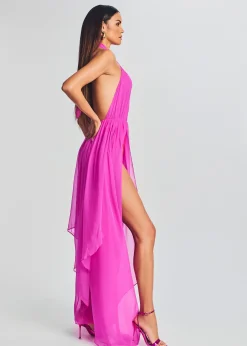 Sale Ina Silk Chiffon Dress RETROFÊTE
