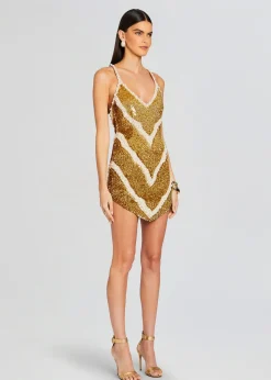 New Inessa Feather Sequin Dress RETROFÊTE