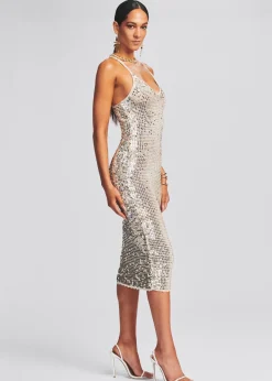 Cheap Isabella Sequin Crochet Dress Honeymoon Looks