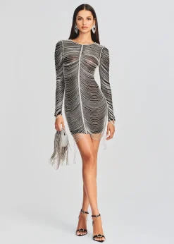 Cheap Jacqueline Crystal Embellished Dress RETROFÊTE