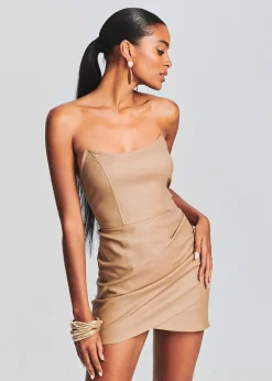 Best Sale James Coated Denim Mini Dress Best Sellers
