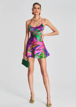 Hot Josefine Silk Chiffon Dress RETROFÊTE