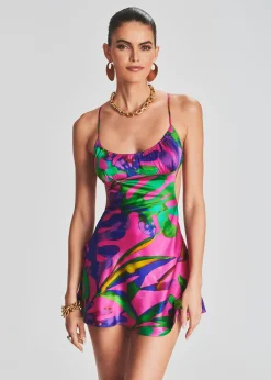 Hot Josefine Silk Chiffon Dress RETROFÊTE