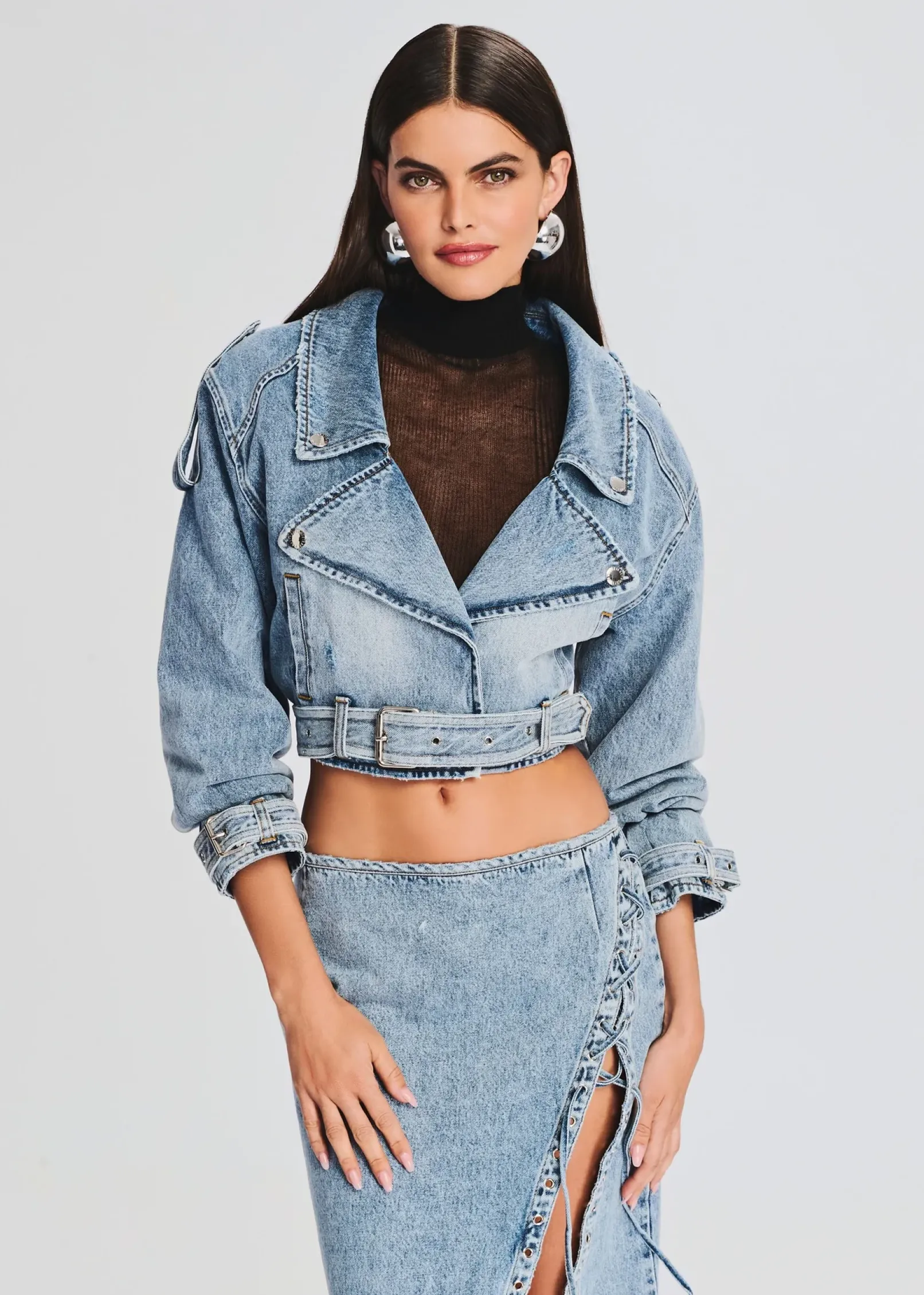 Store Joslyn Denim Jacket Day to Night