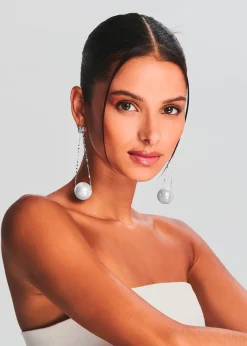 Cheap Jules Pearl Earrings Rehearsal Dinner