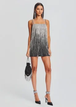 Shop Juliette Embellished Fringe Dress Dresses