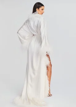 Flash Sale Juno Feather Robe Bachelorette Party