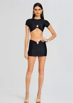 Hot Kaida Lycra Cropped Shirt Best Sellers