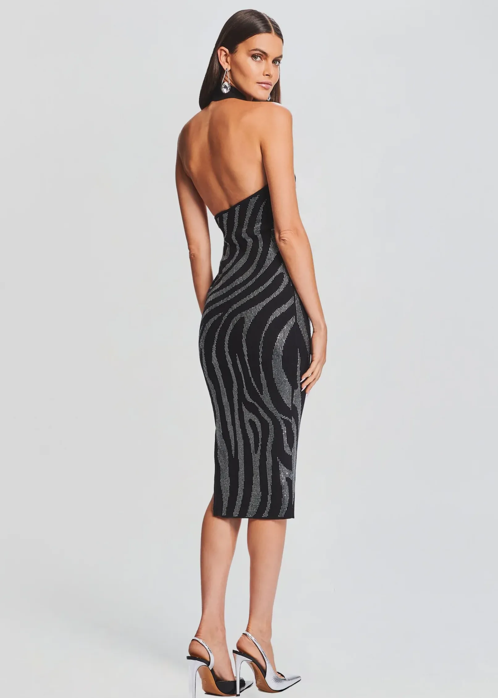 Clearance Kaisley Knit Dress Midi