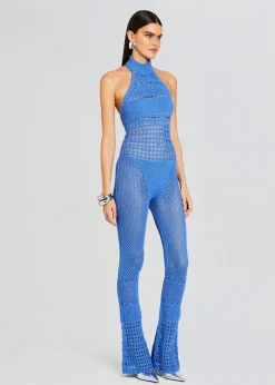 Store Kalena Knit Crochet Jumpsuit Jumpsuits