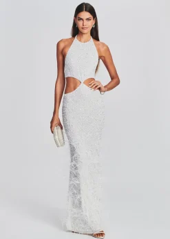 Flash Sale Katerina Sequin Feather Dress Gowns