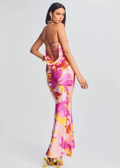 Cheap Keaton Silk Dress Maxi