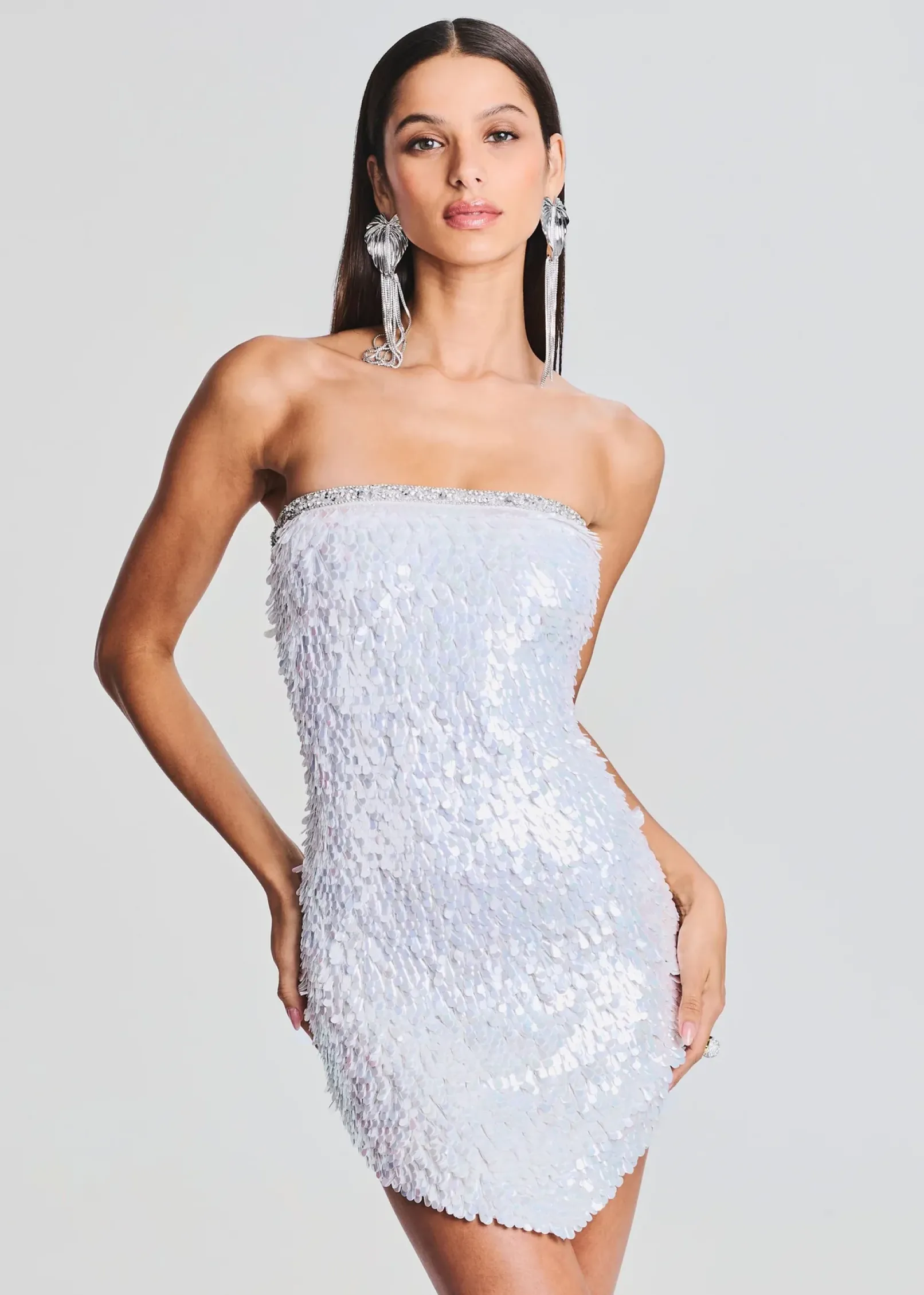 Sale Kelly Feather Sequin Dress Dresses