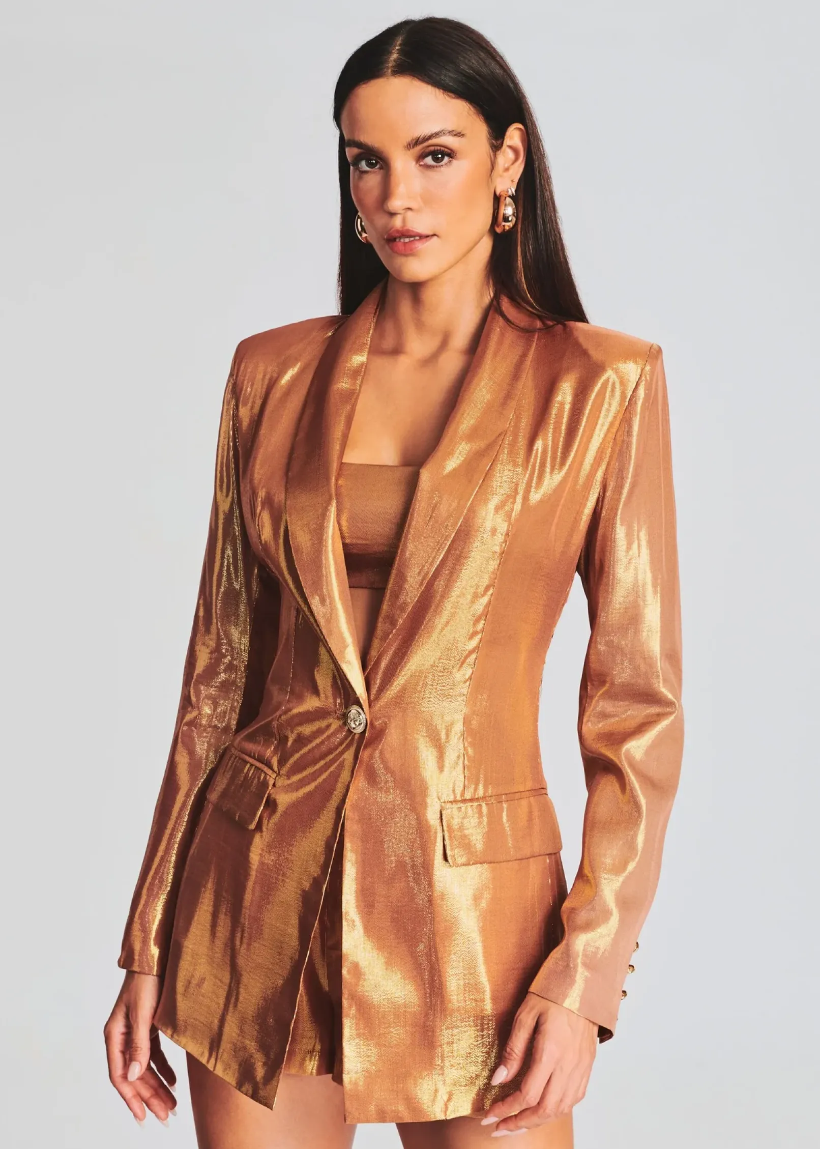 Discount Killy Silk Chiffon Blazer Jackets