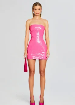 Best Kimora Leather Dress Trending