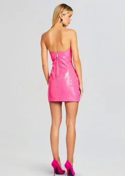 Best Sale Kimora Leather Dress Mini