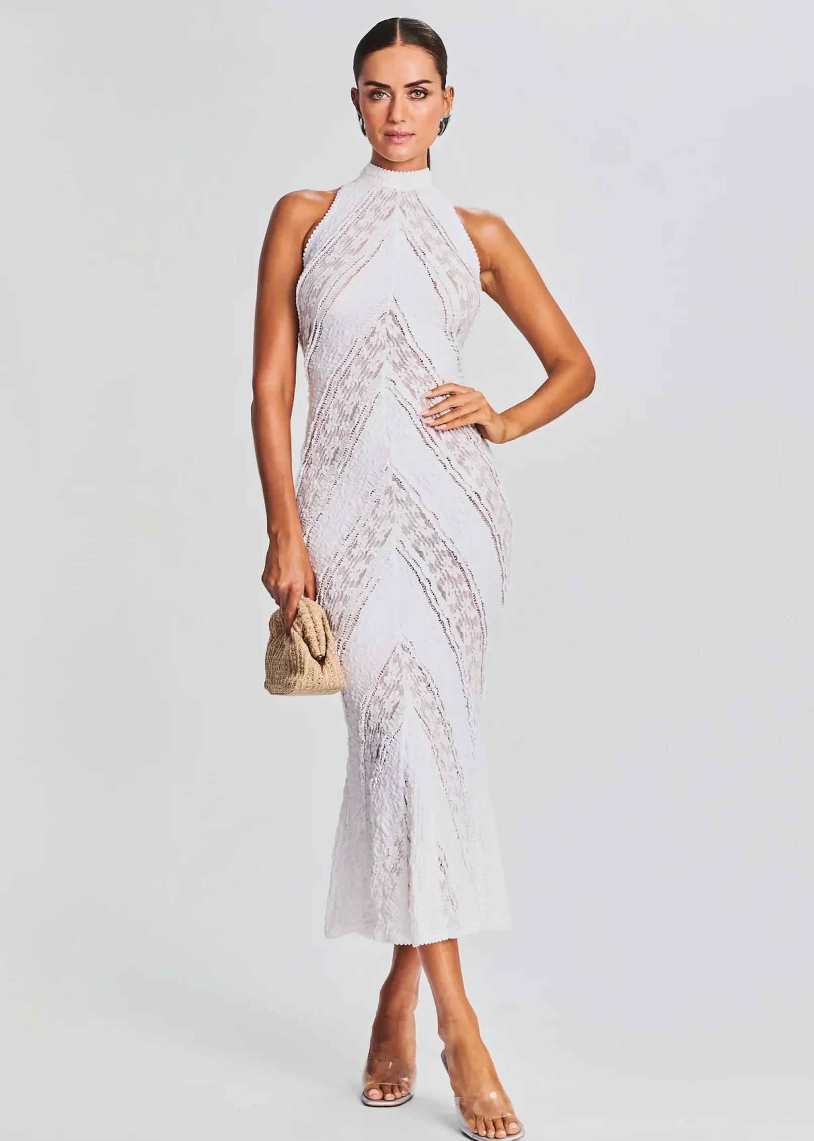 Flash Sale Kivah Long Dress Sheer Bliss