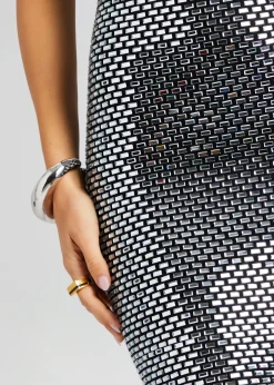 Store Kyree Embellished Knit Dress Gowns