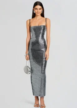 Cheap Kyree Embellished Knit Dress RETROFÊTE