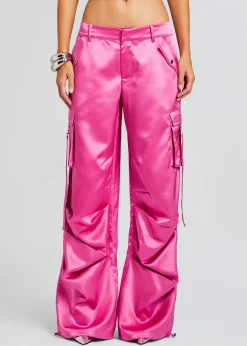 Sale Lai Satin Cargo Pant Night Out