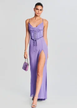 Sale Larissa Silk Corset Dress Bridal Party