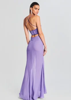 Sale Larissa Silk Corset Dress Bridal Party