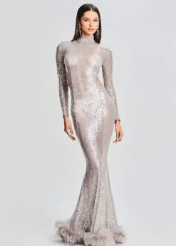 Best Sale Lenora Sequin Embellished Dress Maxi