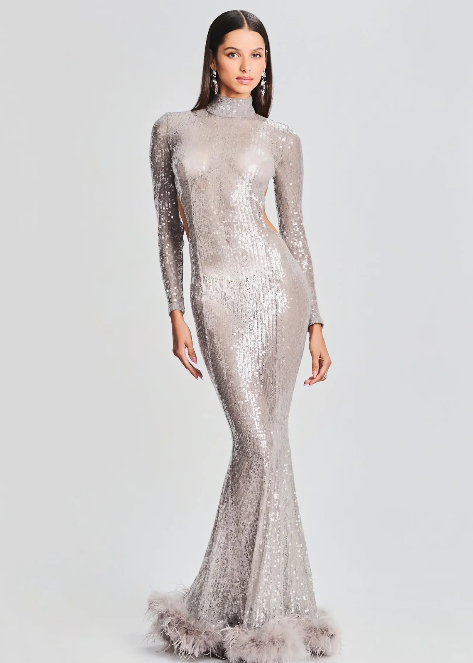 Clearance Lenora Sequin Embellished Dress RETROFÊTE