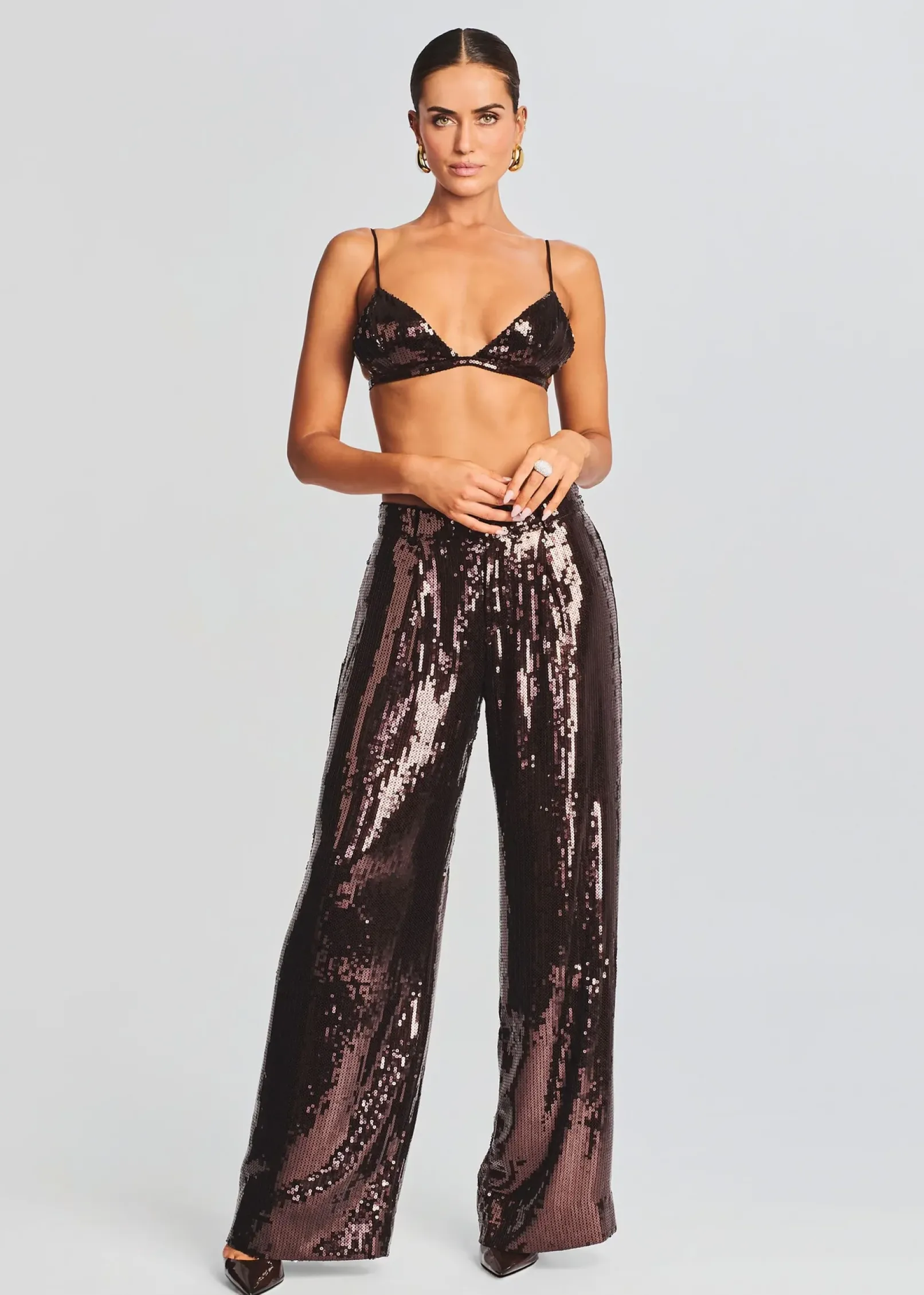 Outlet Libra Sequin Bralette Men Neutral Moments