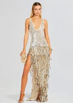 Discount Libra Sequin Crochet Dress Gowns