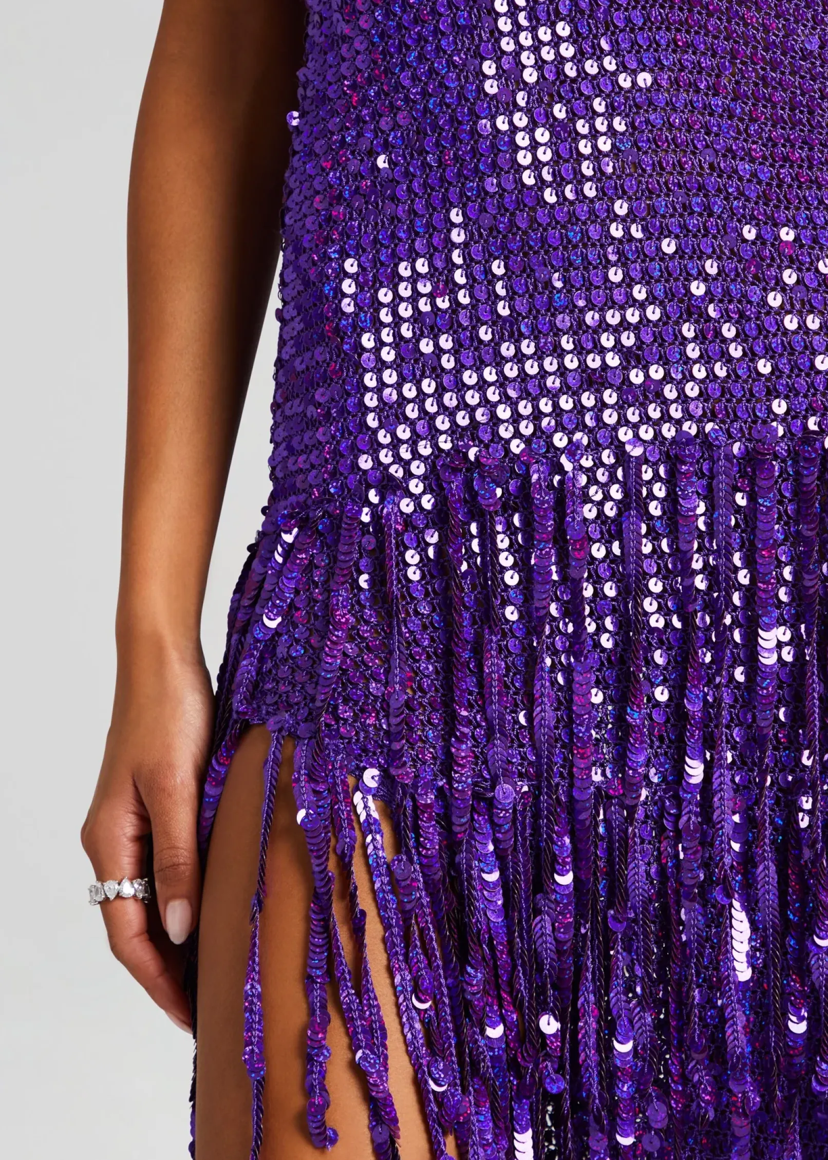 Best Sale Libra Sequin Crochet Dress Gowns