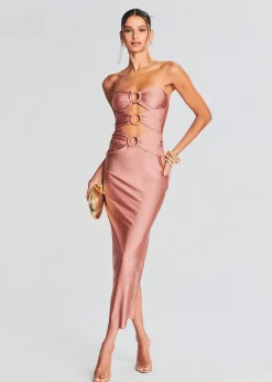 Cheap Lily Lycra Maxi Dress Maxi