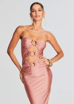 Cheap Lily Lycra Maxi Dress Maxi