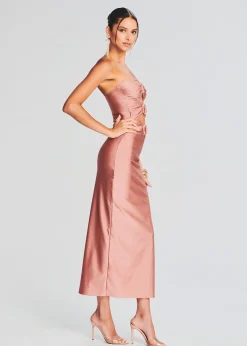 Discount Lily Lycra Maxi Dress Men Neutral Moments