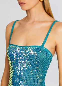 Best Sale Lisette Sequin Crochet Dress RETROFÊTE