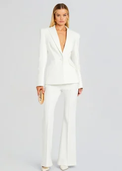 Shop Lizzy Low Rise Flared Trousers Business Chic
