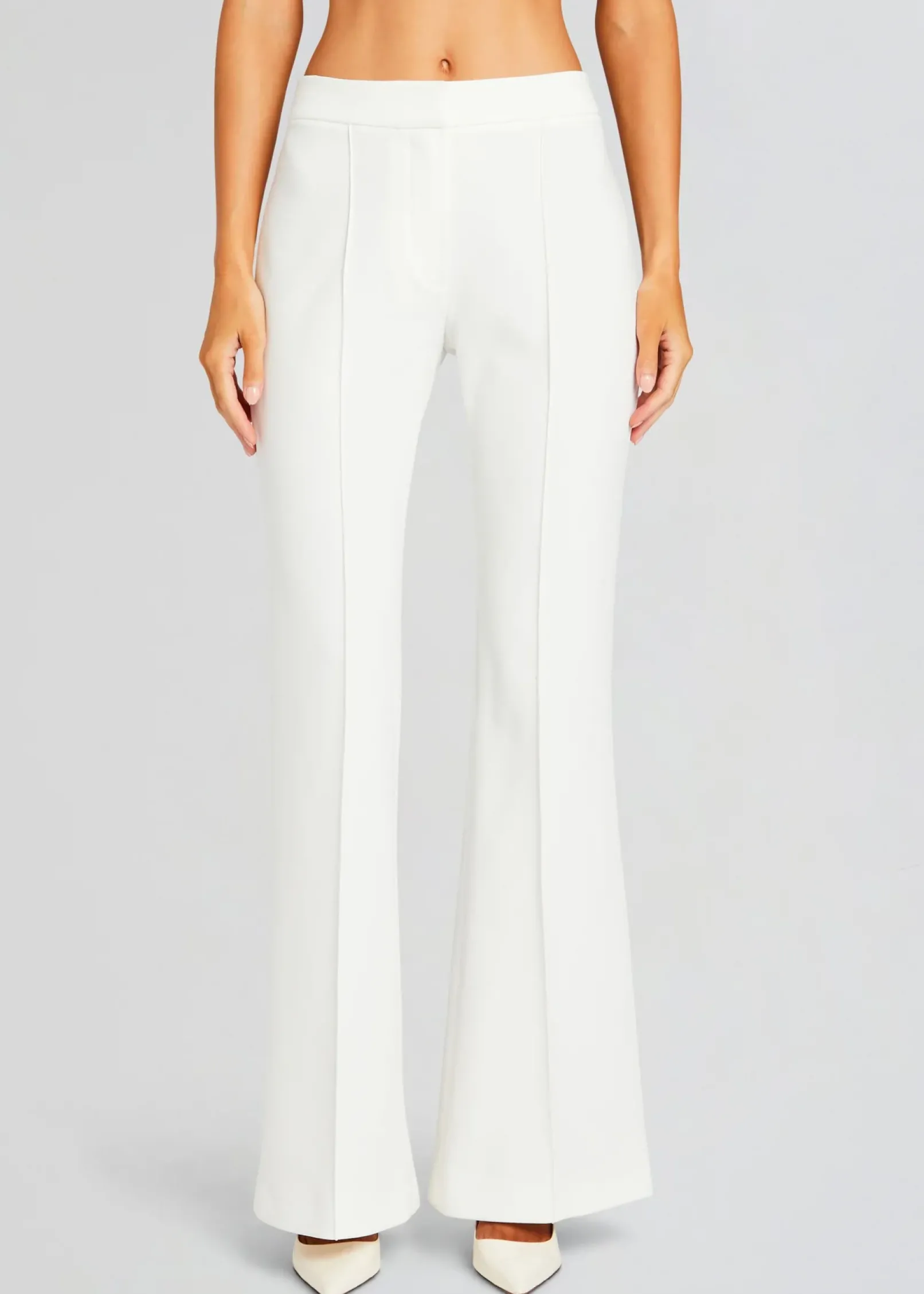 Cheap Lizzy Low Rise Flared Trousers Resort '24