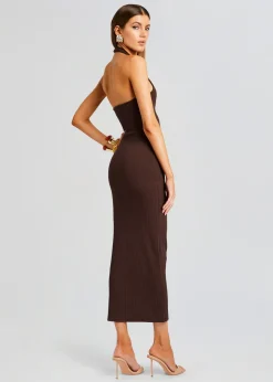 Sale Lozza Halter Neck Maxi Dress Men Neutral Moments