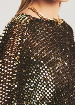 Flash Sale Lucia Sequin Crochet Dress RETROFÊTE